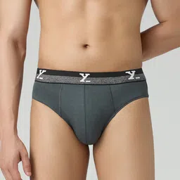 XYXX Pack Of 2 Mid-Rise Basic Briefs XYBRF2PCKN795 image 2