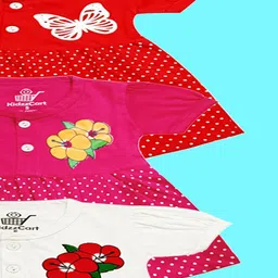 KidzzCart Polka Dot Print Fit & Flare Dress image 5