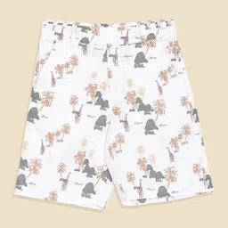 Allen Solly Junior Boys Printed Regular Fit Pure Cotton Shorts-picture-15