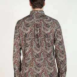 GANT Men Relaxed Fit Ethnic Motifs Printed Button-Down Collar Pure Cotton Casual Shirt image 4