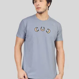 Greylongg Men Graphic Printed Round Neck Cotton T-shirt-picture-32