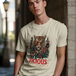 GRACE & JACK Men Graphic Printed Round Neck T-shirt-picture-21