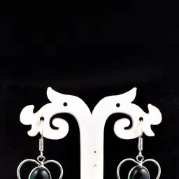 AAR Jewels Rhodium-Plated Brass Opal Drop Earrings-picture-14