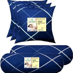 actos 3 Cushion And 2 Microfibre Geometric Bolster Pack of 5-picture-28