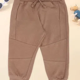 Pantaloons Baby Boys Pure Cotton Mid Rise Drawstring Joggers-image-116