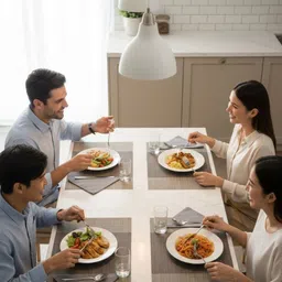 TASKHOUSE 4Pcs Brown & Grey Textured Table Placemats-picture-37