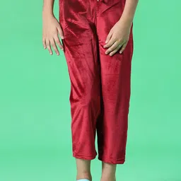 V-Mart Girls Regular Fit Mid-Rise Trousers-image-29