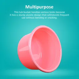 Aura Pink & Black 2 piece Solid Plastic Bath Accessories Set image 4