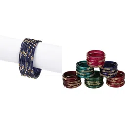 SOMIL Set Of 36 Stone-Studded Bangle-picture-23
