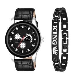 Gopal Shopcart Unisex Embellished Dial & Leather Bracelet Style Straps Analogue Watch-picture-40