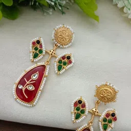 Sanjog Teardrop Shaped Drop Earrings image 4