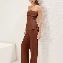 Trendyol Strapless Top With Trousers-picture-23