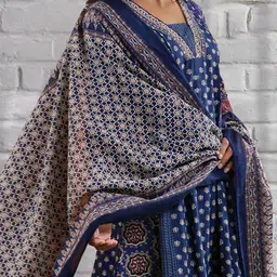 BAESD Women Ethnic Motifs Printed Anarkali Kurta with Palazzo & Dupatta image 2