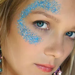 Comet Busters Chunky Glitter Shimmer Body & Eyeshadow - 5g - Teal image 4