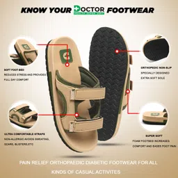 doctor health super soft Men Flats Sandal image 3