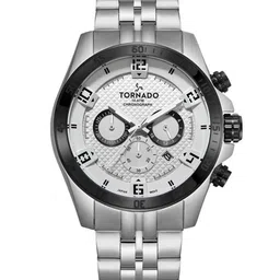 TORNADO Men Stainless Steel Bracelet Style Straps Analogue Chronograph Watch T3149B-YBSW-image-19