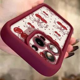 CASE CREATION Floral Printed iPhone 13 Pro Max Back Case Mobile Accessories image 2