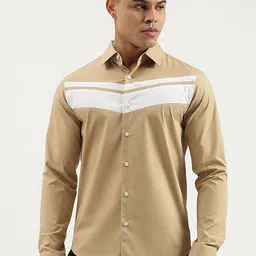 United Colors of Benetton Slim Fit Abstract Printed Spread Collar Shirt-picture-33