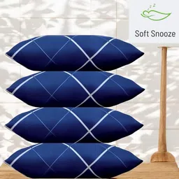 soft snooze Microfibre Sleeping Pillow Pack of 4 Abstract Soft Luxury image 1