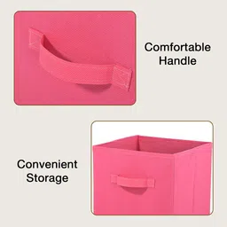 Kuber Industries Pink & Grey 3 Pieces Durable Multi-Utility Organisers image 5