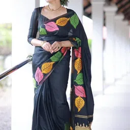 Vmdesigns Woven Deisgn Banarasi Saree With Blouse Piece-picture-54