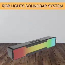 SYARA Megabar (PORTABLE HOME TV SOUNDBAR) Dynamic Thunder Sound With RGB LightTL109 20 W Bluetooth Soundbar-picture-22