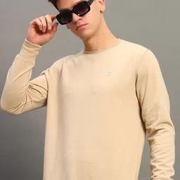 THE CASUALS Round Neck Cotton Pullover Sweatshirt-picture-36
