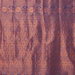 WOVENSTOCK Ethnic Motifs Woven Design Zari Kanjeevaram Saree image 3
