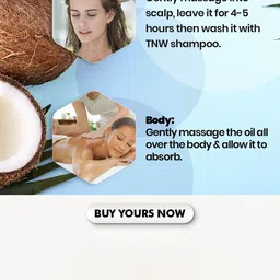 TNW the natural wash Set Of 2 Coconut Oil -100ml-Each image 4