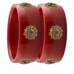 Vidhya Kangan Women Red Bangle-picture-37
