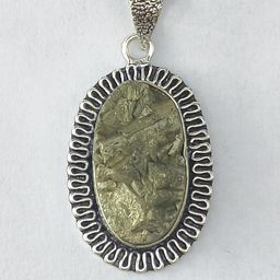 VIBESLE Silver-Plated Oval Pendants-picture-9