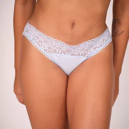 Munns & Mars Women Mid Rise Lace Cotton Bikini Briefs-picture-22