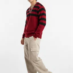 SZN Men Striped Pullover image 2