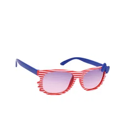 SHOP FRENZY Unisex Kids Rectangle Sunglasses with UV Protected Lens-image-91