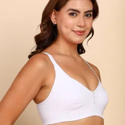 DressBerry Breathable Cotton Plus Size M-Frame Minimiser Non-Padded Bra image 2