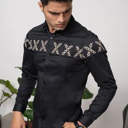 ABKASA Men Classic Slim Fit Floral Opaque Printed Casual Shirt image 2