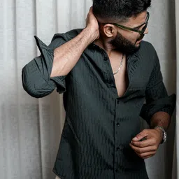 HOUSE OF MAHNOTS Classic Grid Tattersall Checks Spread Collar Shirt image 2