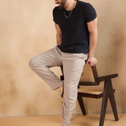 HERE&NOW Men Relaxed High-Rise Trousers image 5