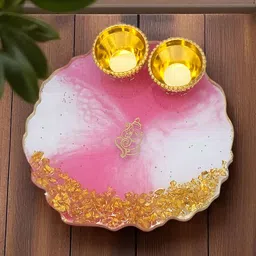 PRIAANSHA CREATIONS Set Of 2 Beaded Rakhis With Thali image 5
