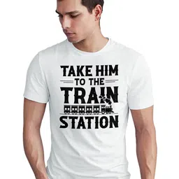 Seekbuylove Men Bio Finish Typography Printed Round Neck Cotton T-shirt image 5