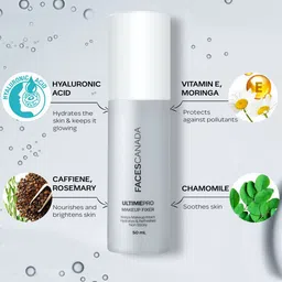 FACES CANADA Set Of 2 Weightless Compact 9 g - 02 & Makeup Fixer - 50 ml image 2