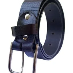 PERKED Men Textured Leather Belt image 4