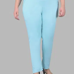 Comfort Lady Women Plus Size Solid Mid-Rise Casual Regular Trouser-picture-31