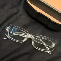 PIRASO Unisex Rectangle Sunglasses with UV Protected Lens 95004 TRANSPARENT-picture-31