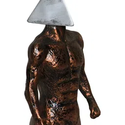 MISS PEACH GoldToned Human Figure Showpiece image 2