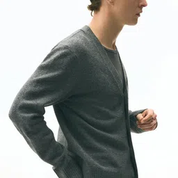 H&M Regular Fit Brushed Cardigan image 2