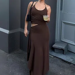 LULU & SKY Halter Neck Top With Skirt Co-Ords-picture-28