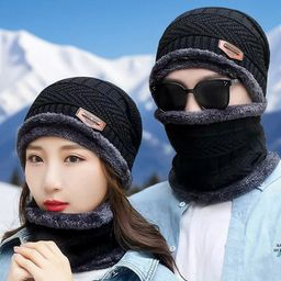 Infispace Unisex Beanie Cap With Neck Warmer-picture-40