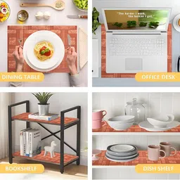 Aura Brown Set of 1 Water Resistant Shelf Liner Organisers image 4