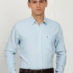 ELLIPSE Men Vertical Striped Spread Collar Cotton Formal Shirt-picture-25